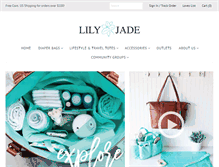 Tablet Screenshot of lily-jade.com